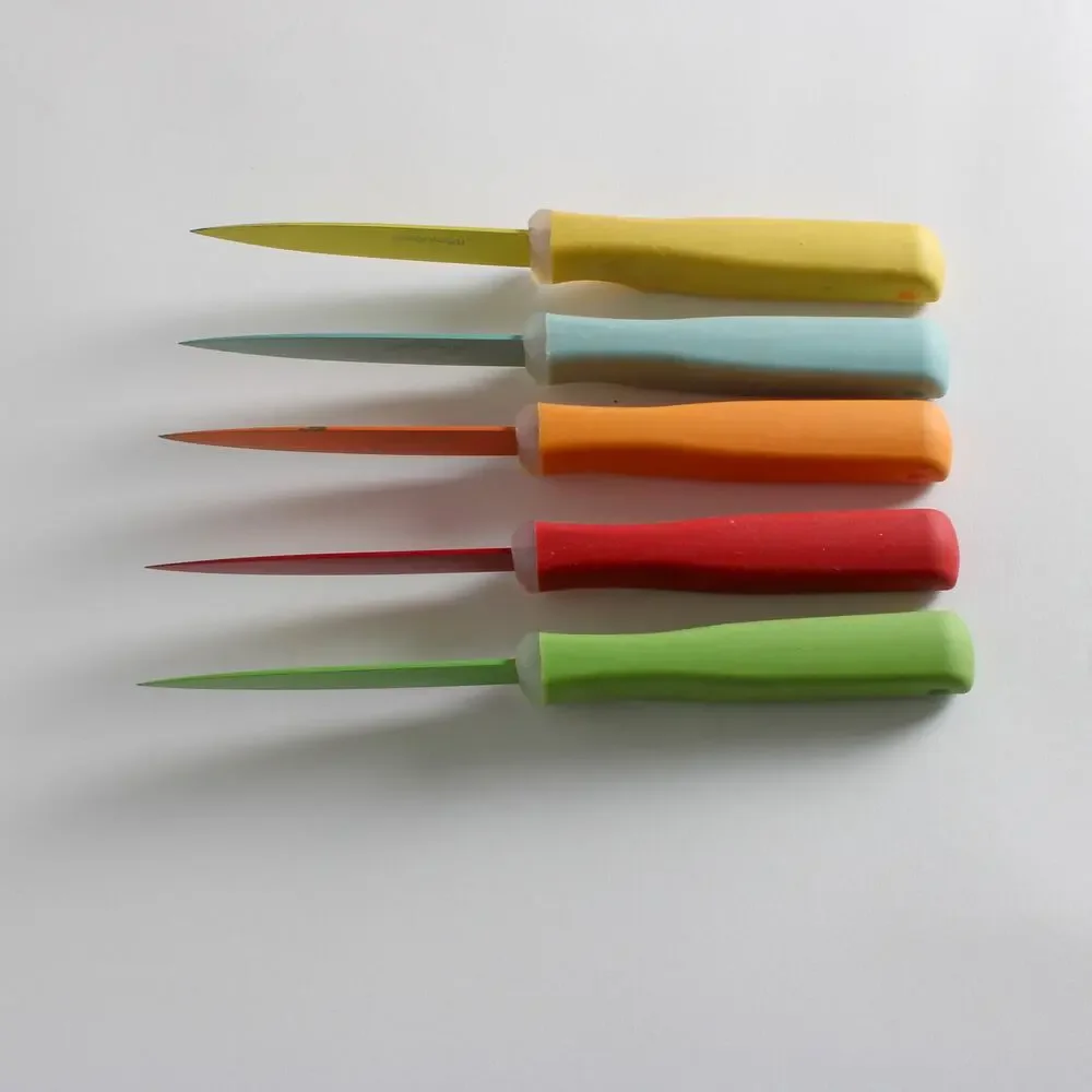 Prepology Ceramic Coated Paring Knives Set of 5